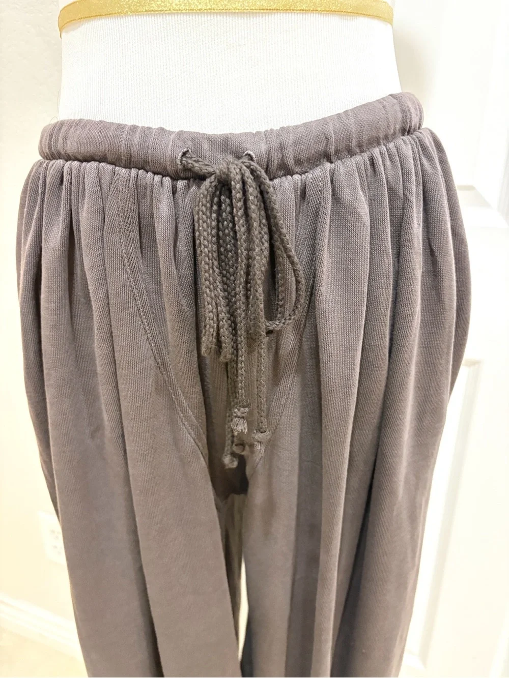 Free People FP Movement Women's Momentum Balloon Rich Brown Oversized Pants XS/S